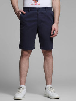 Jack & Jones - Navy Blue Regular Fit Shorts