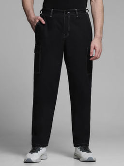 Jack & Jones - Black Regular Fit Cargo Pants