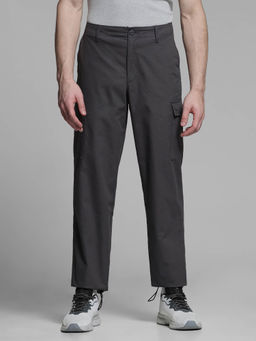 Jack & Jones - Grey Regular Fit Cargo Pants