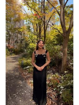 Naava - Noir Crystal Gown