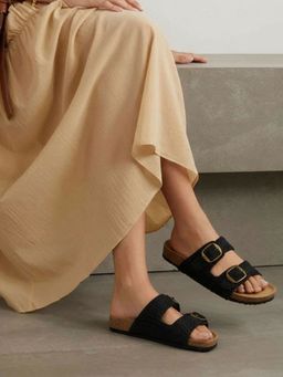 Inc.5 - Women'S Black Casual Solid Sandals