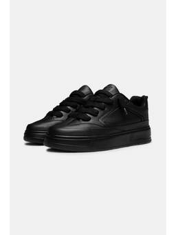 Snitch - Black Solid Sneakers