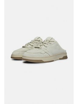 Snitch - Slide-Easy Beige Sneaker Mules