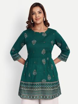 Gahan - Womens Fashion Ethnic Green Kurti