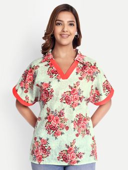 Gahan - Womens Fashion Ethnic Multi-Color Kurti