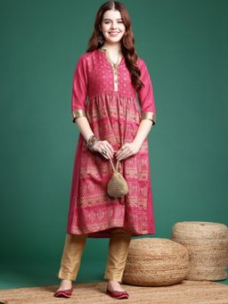Gahan - Womens Ethnic Motifs Printed Kurta