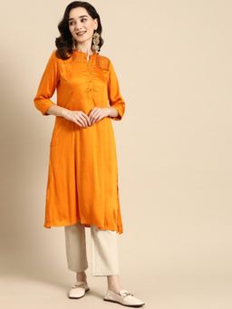 Gahan - Womens Mustard Kurta