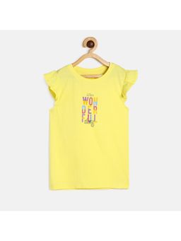 MINI KLUB - Kids Girls Yellow Knit Top