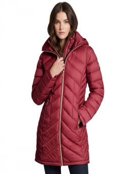 Michael Kors - Cherry Logo Quilted Puffer Jacket (S)
