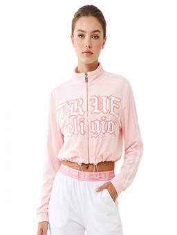 True Religion - Peach Embroidery Logo Jacket