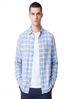 J.Crew - Light Blue Plaid Shirt