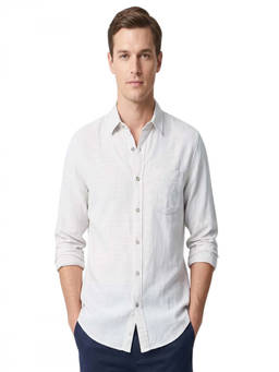 J.Crew - White Regular Stripes Shirt