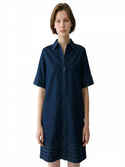 Kate Spade - Blue Denim Mini Shirt Dress (XS)
