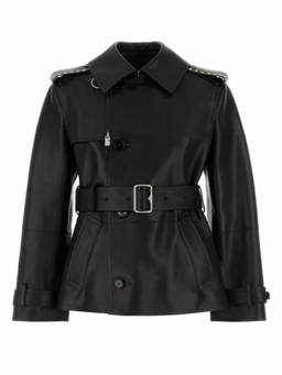 Burberry - Black Leather Jacket