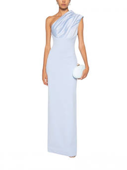 SOLACE London - Blue Gracie Maxi Dress (XS)