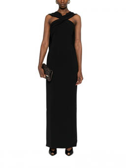 SOLACE London - Black Rona Maxi Dress