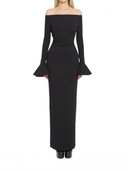 SOLACE London - Black Anica Maxi Dress