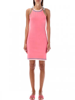 Fendi - Pink FF Knit Mini Dress