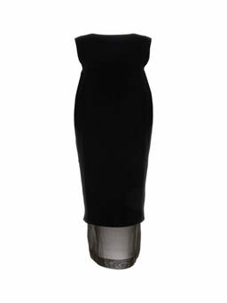 KHAITE - Black Viscose Blend Malik Dress