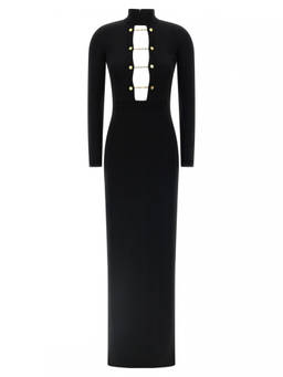 Elisabetta Franchi - Black Viscose Knit Dress (XS)
