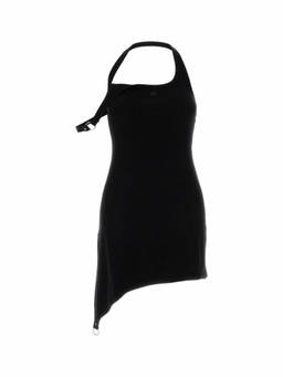 Courreges - Black Asymmetrical Dress