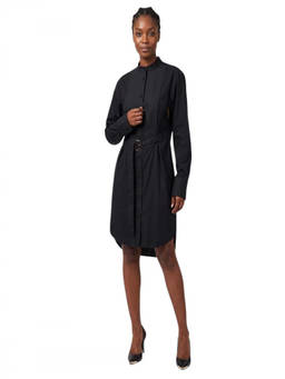 JW Anderson - Black Band Collar Mini Dress