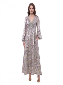 Stella McCartney - Multicolor Floral V Neck Maxi Dress
