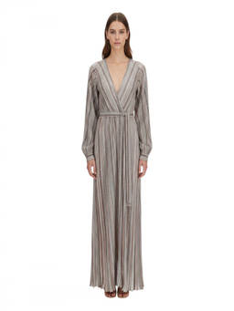 Missoni - Multicolor Stripes V Neck Maxi Dress