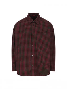 Gucci - Red Regular Check Overshirt