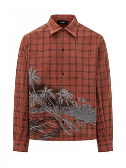 Amiri - Red Regular Printed Shirt