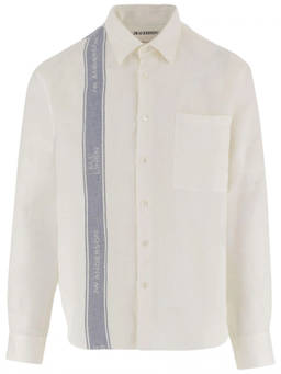 JW Anderson - White Regular Striped Shirt