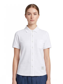 Thom Browne - Off White Relaxed Shirt