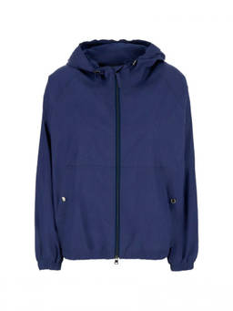 Dunst - Blue Solid Hood Jacket