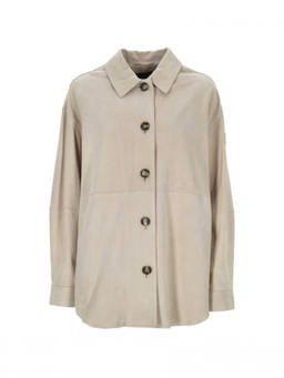 Peuterey - Beige Solid Shirt Collar Jacket