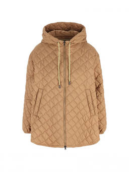 Herno - Brown Quilted Hood Jacket