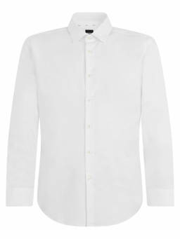 Boss - White Regular Solid Shirt (XL)