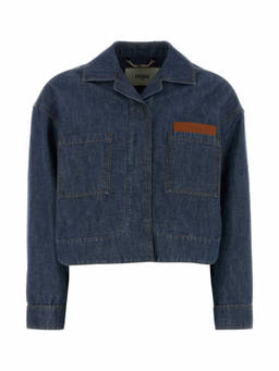 Fendi - Blue Shirt Collar Jacket