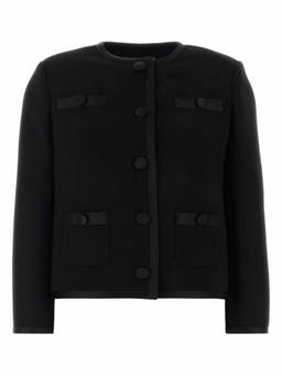 Dolce&Gabbana - Black Round Neck Jacket