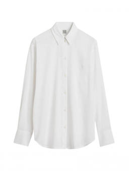 Toteme - White Regular Solid Shirt (M)