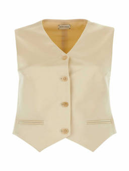 Magda Butrym - Beige V Neck Vest