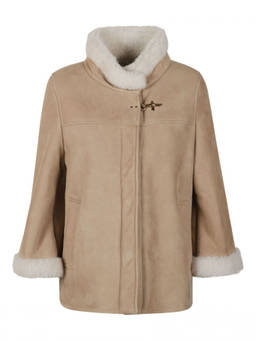 Fay - Beige Wraparound Coat (M)
