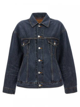 Balenciaga - Dark Blue Shirt Collar Jacket