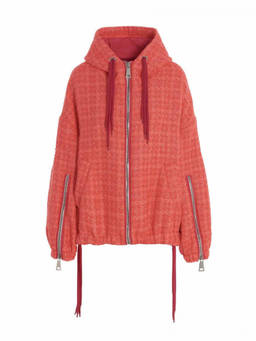 Khrisjoy - Orange Textured Hood Jacket (XS)