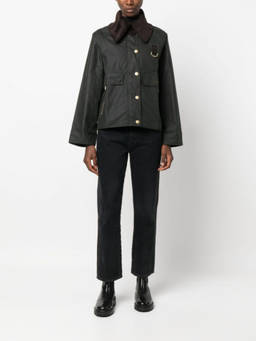 Barbour - Dark Green Catton Wax Jacket (L)