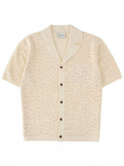 Drole De Monsieur - Off White Knitted Shirt (S)