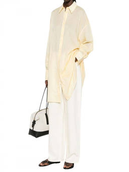 Toteme - Light Yellow Embroidery Shirt