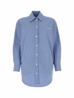 Isabel Marant - Blue Embroidered Poplin Cylvany Shirt (M)