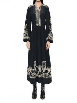 Isabel Marant - Black Band Collar Maxi Dress (S)