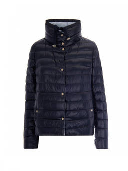 Herno - Blue Mock Collar Reversible Jackets
