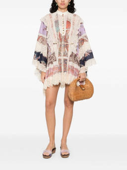 Zimmermann - Multicolor Rhiannon Cotton Mini Dress (M)